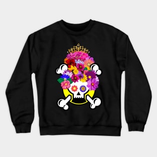 Copy of  design based on the tradition of commemorating the dead in Mexico style. Crewneck Sweatshirt